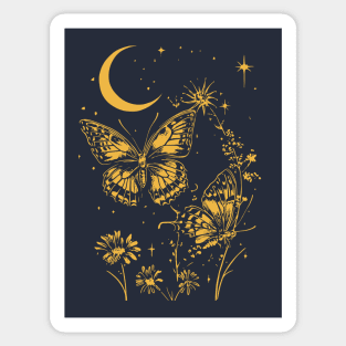 Romantic Butterfly Pair – Celestial Garden Dreamscape Sticker